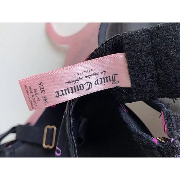 Juicy Couture Sexy Push Up Bra Size 36C Ombre Crown JC6650A Valentine’s NEW - Picture 6 of 7